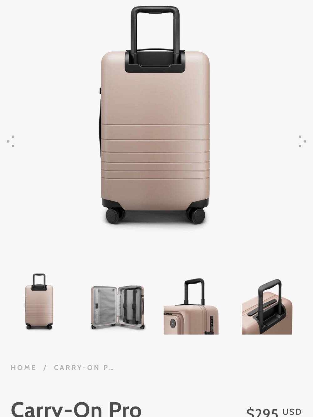 Carry-On Pro Hardside Luggage - Blush Pink